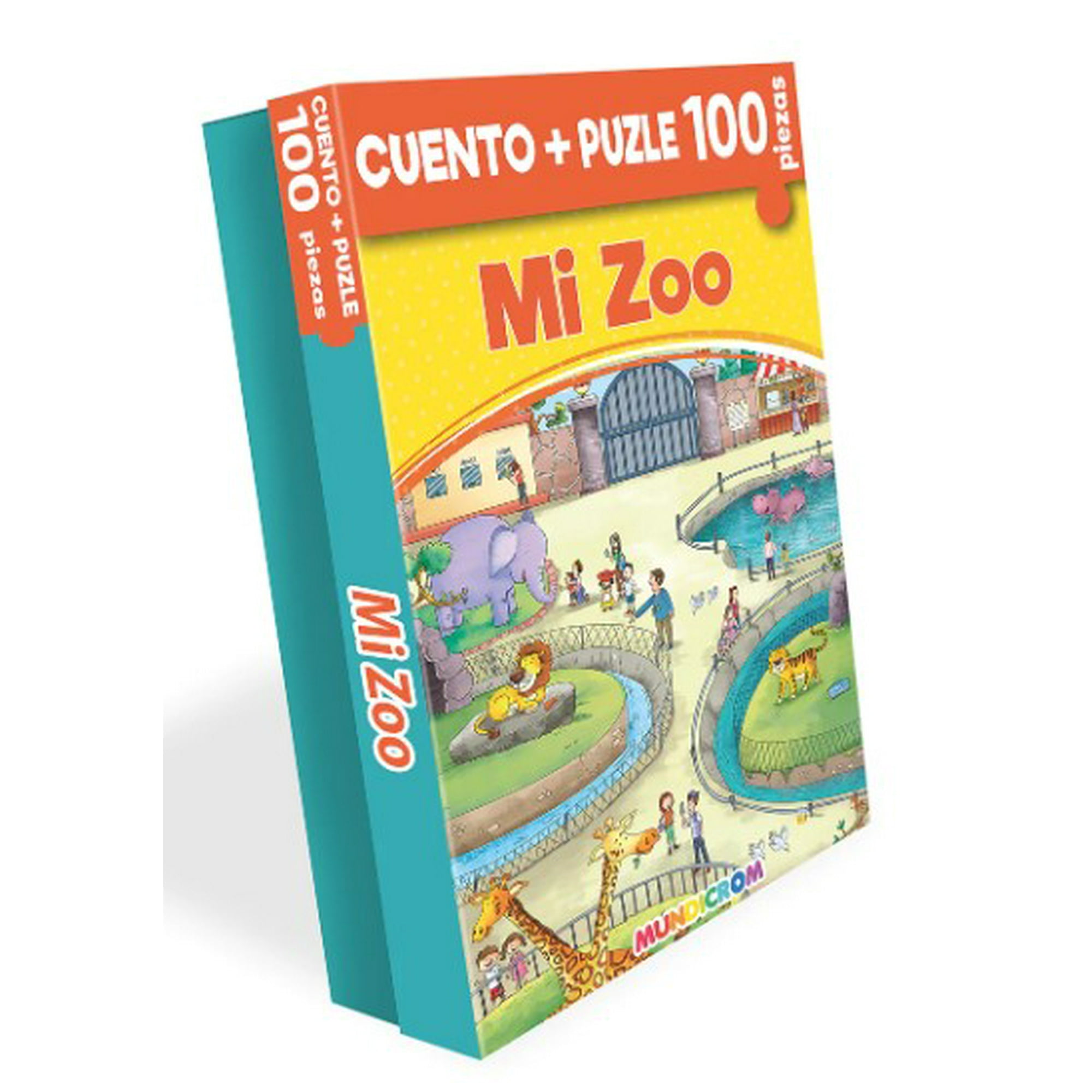 Mundicrom - Puzle Cuento Mi Zoológico (100 Piezas) Agua