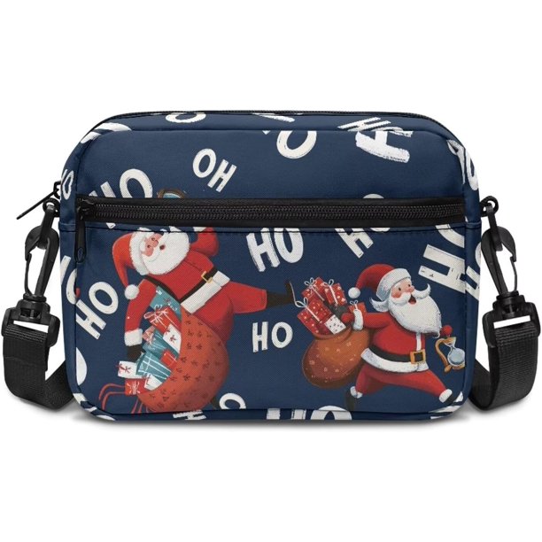 Bolso bandolera pequeño hombro mujer Halloween Navidad cámara mano monedero cremallera bolsillo móvil
