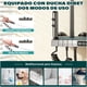 thumbnail image 5 of Columna Ducha Moderna 4 Funciones Pantalla Digital LEFORGE, 5 of 9