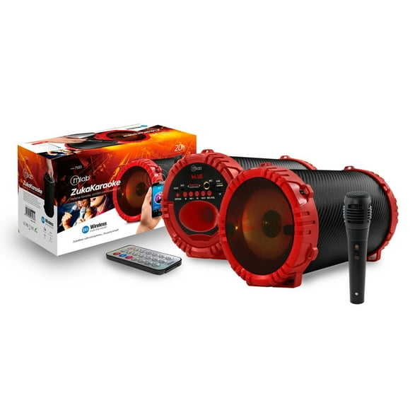 Bazooka Parlante Bluetooth Karaoke Microlab Azul