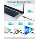 thumbnail image 4 of Cable USB‑C SOOPII 2 m 240 W con pantalla LED de nylon – Pack de 2, 4 of 9