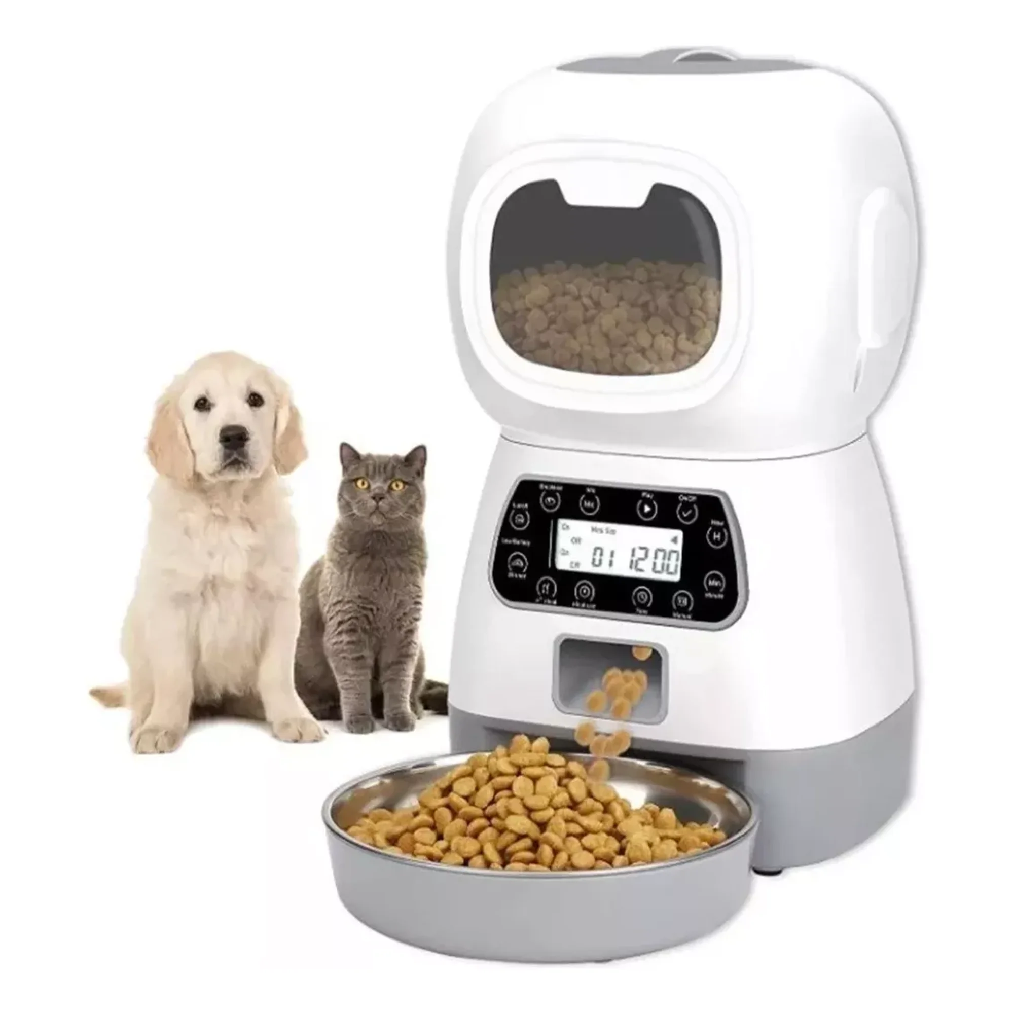 Center Web - Dispensador De Comida Robot Mascota