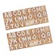 thumbnail image 5 of 2set / 156Pieces Craft Letras De Madera, Alfabeto De Madera Natural - Con Bandeja De Almacenamiento, 5 of 6