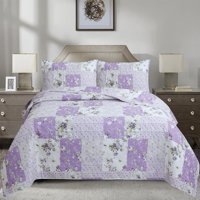 Quilt Andes Estampado Patchwork Lila