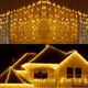 thumbnail image 2 of Cascada Luces Led Cortina Navidad Boda Matrimonio Fiestas, 2 of 5