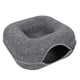 thumbnail image 4 of Túnel De Fieltro Para Gatos, Cama Extraíble Con Cremallera, Juguete De Entrenamiento Para Gatos, Gris, 4 of 5