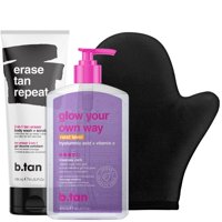 Gel Autobronceador Y Kit Exfoliante B.Tan Next Level