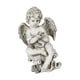 thumbnail image 3 of Escultura De Jardín Querubín Ángel Estatua De Jardín Para Patio Al Aire Libre Ángel Decorativo Con Pájaro, 3 of 5