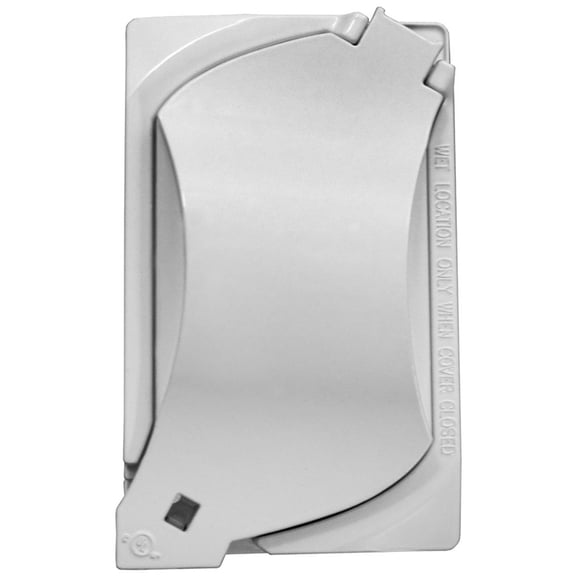Funda universal resistente a la intemperie Sigma Electric 14147WH de 1 elemento