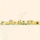 thumbnail image 1 of 1pc/pack Fresh Plants Flowers Masking Washi Tape Vintage Rose Decorative Adhesive Tape Diy Scrapbooking Sticker Label Stationery 30MM*118.11inch, 1 of 5