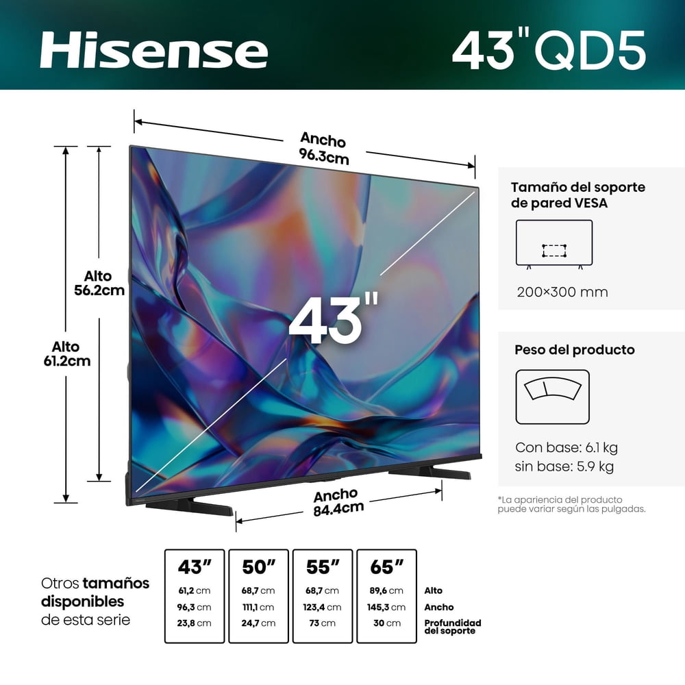 Hisense 43QD5SV, foto 10