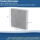thumbnail image 2 of Repuesto de 10 filtros de humidificador de panel de agua para humidificadores de toda la casa Aprilaire, modelos 110, 220, 500, 500A, 500M, 550, 550A, 558 (paquete de 2), 2 of 7