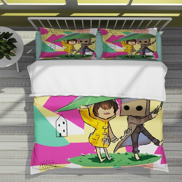 Little Nightmares Bedding Set Single Twin Full Queen King Size Game Bed Set Aldult Kid Bedroom Duvetcover Sets Bed Sheets