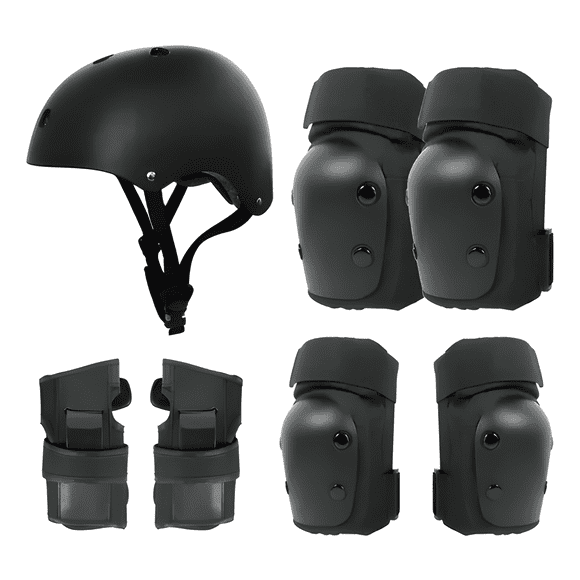 Set 7 piezas protecciones casco bicicleta skate patín #8