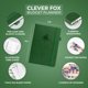 thumbnail image 2 of Planificador Clever Fox 15x21 cm Verde Oscuro, 2 of 9