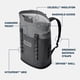 thumbnail image 2 of Mochila térmica YETI Hopper M12 con lados suaves, color carbón, 2 of 7