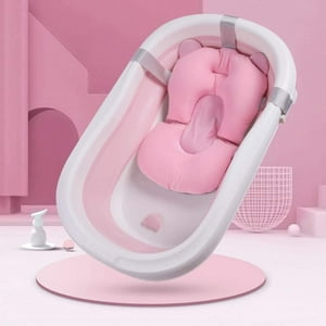 Voyage - Bañera Con Cojin Y Termometro Plegable Pink