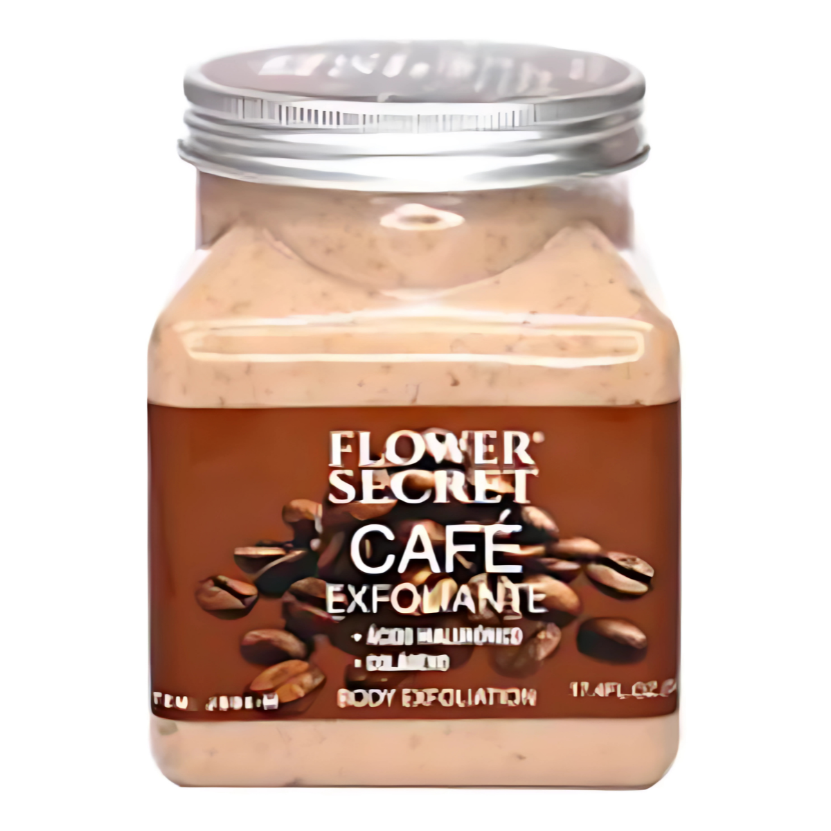 Flower Secret - Crema Exfoliante Corporal Aroma Café 500 Grs