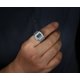 thumbnail image 3 of Reloj anillo Breed Austin LCD de silicona, acero inoxidable, gris oscuro, unisex, 3 of 9