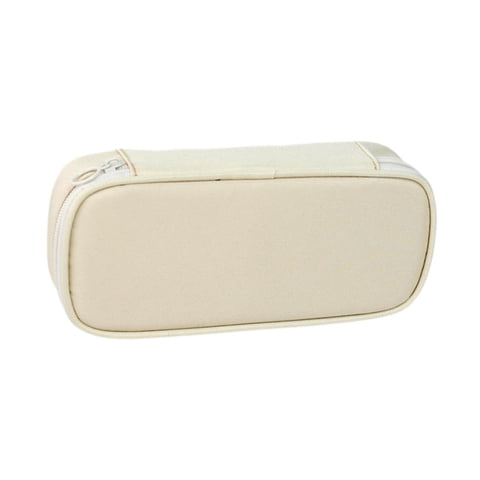 Bothyi - Estuche Oxford Para Lápices, Estuche Para Lápices Para Niños, Estuche De Oficina, Estuche Estético Para Lápices Infantiles, Color Beige