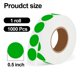 thumbnail image 5 of Etiquetas de puntos circulares verdes de 1,3 cm – 1000 uds – Aanxufa, 5 of 9