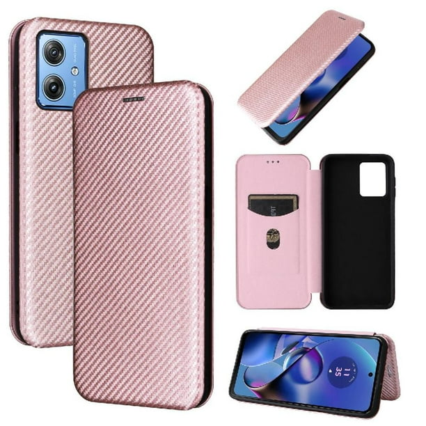 Funda Flip para FOXDOCK Motorola Moto G54 Power - Funda magnética de negocios, funda protectora delgada