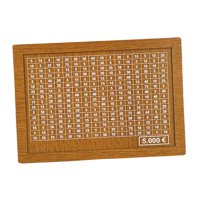 Bothyi - Hucha De Madera Artesanía Reutilizable Exhibición Hucha Para Niños Niños Niños Niñas 5000 Euros