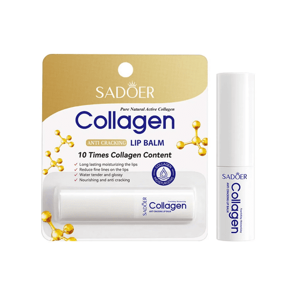 Balsamo Labial Sadoer Con Colageno Reparador E Hidratante