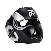 Magideal - Equipo De Protección Para La Cabeza De Boxeo, Protección Ventilada Para La Frente Y Los Oídos, Protección Facial Completa Para Muay Thai, Niños Y Niña Argenta M