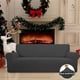 thumbnail image 2 of Funda Sillon Cubre Sofa Medida Ajustable 2 Cuerpos Anti Gatos Az, 2 of 9