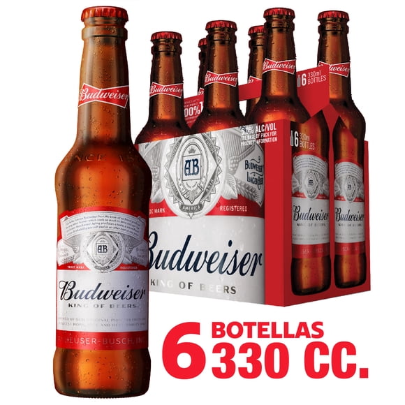 Cerveza Lager Botellas Pack, 6 Un 330 ml c/u