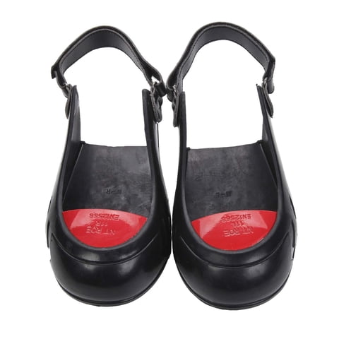 Magideal - Gorra De Seguridad Para Zapatos, Base Antideslizante Con Correa Trasera, Cubierta Antigolpes, Protección Para Los Dedos De Los Pies Para Hombres Y Mu Talla M