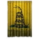 thumbnail image 1 of Cortina de ducha con diseño de bandera "Don't Tread On Me" y ganchos (48 x 72 pulgadas), 1 of 3