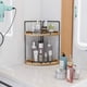 thumbnail image 3 of Organizador de mostrador de baño Dorhors, 2 niveles, madera, marrón, 3 of 7