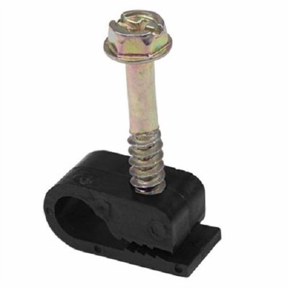 Clip de sujeción GC78BLK 7/8" de profundidad negro 100 unidades