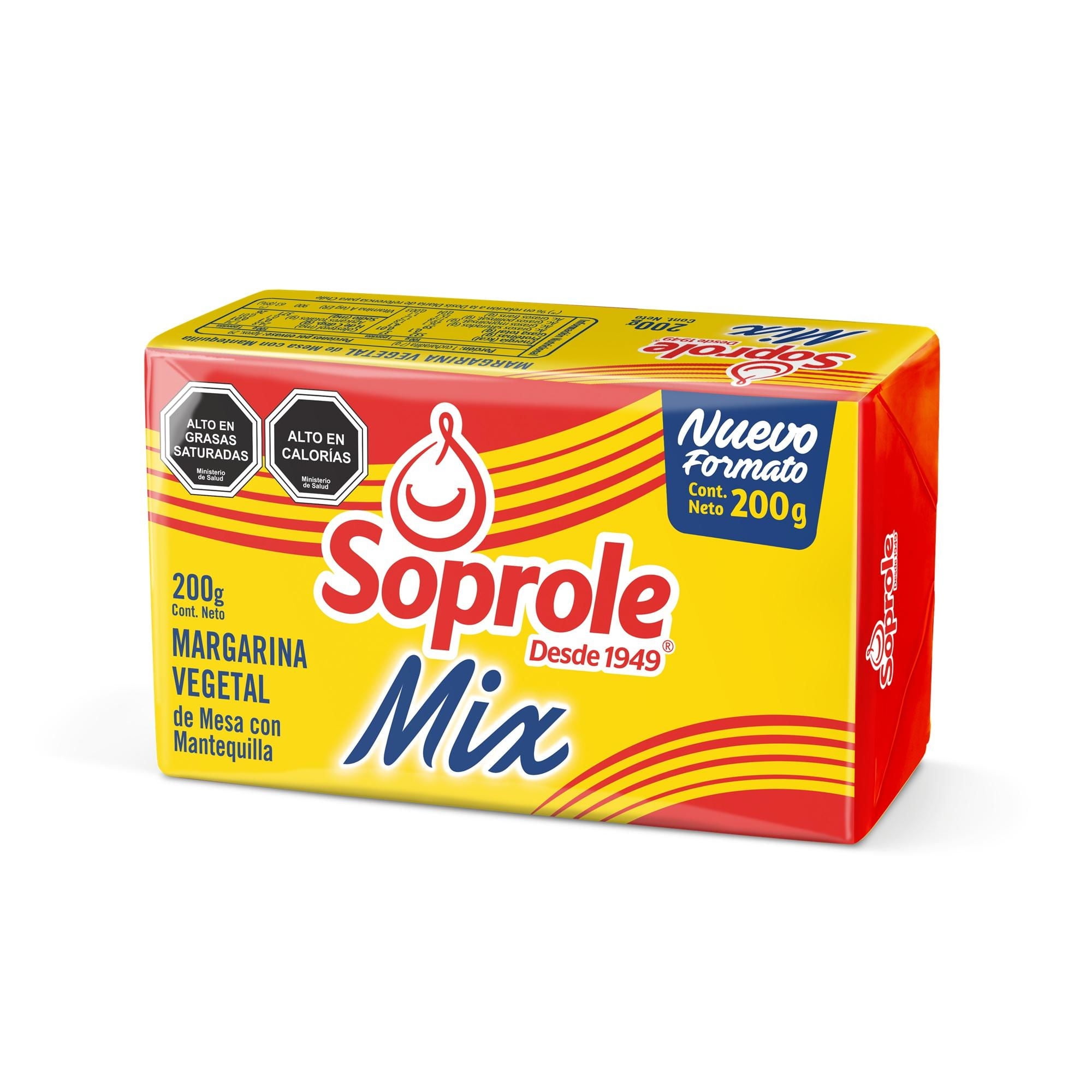 Margarina Mix Con Mantequilla 200 g Soprole