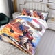 thumbnail image 3 of Pacificador Conjunto de sábanas temático, trío de piezas, cómodo y amigable con la piel, diseño único, regalo de decoración para el hogar para familiares, amigos y fans,173cm *218cm, 3 of 6