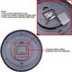 thumbnail image 5 of Reloj OCEST 33 cm Impermeable para Interior y Exterior con Termómetro, 5 of 7