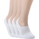thumbnail image 1 of Medias Pro Mountain Invisibles con Caja Ancha para Dedos Talla M Blanco Paquete de 4, 1 of 8