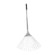 thumbnail image 2 of Rastrillo de metal ajustable para hojas de jardín, 15 púas, 65 pulgadas, rastrillo de hojas para césped, mango retráctil para mantenimiento de césped,, 2 of 5