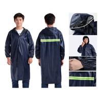 Genérico - Poncho Lluvia Largo Capa Para La Lluvia Agua Chubasquero Pvc