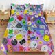 thumbnail image 1 of Game BFDI Battle For Dream Island Bedding Set Duvet Cover Comfortable and Lightweight Cartoon Bedding 3 Piece Bed Set, 1 of 5