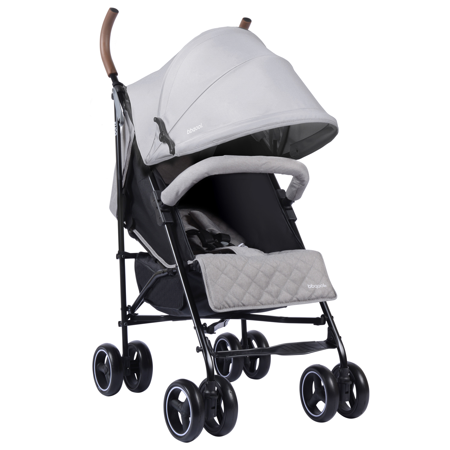 Bbqool - Coche Paragua Kung Light Grey
