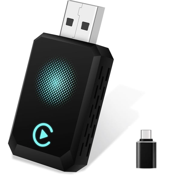 Adaptador CarPlay inalámbrico CAENEEDER USB-C Plug and Play