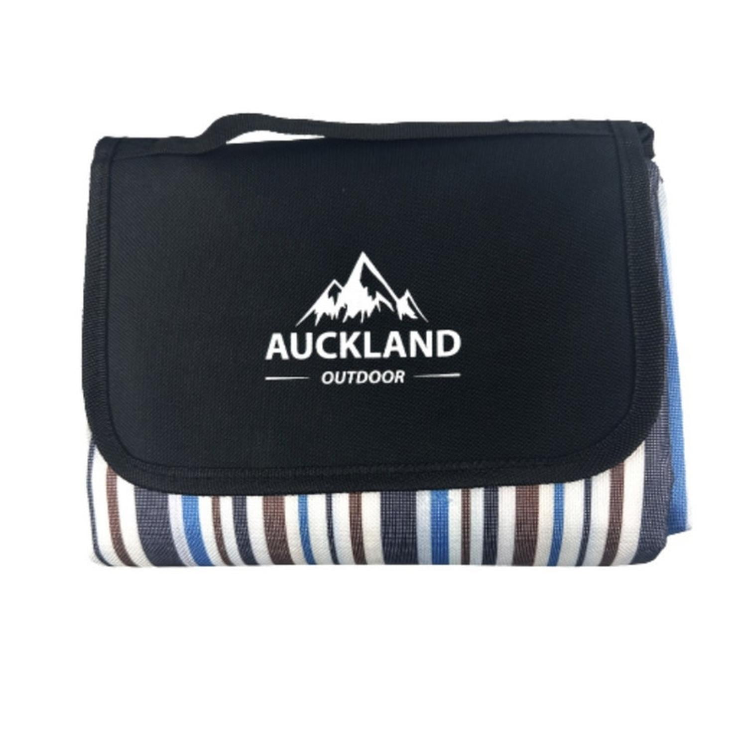 Auckland Outdoor - Manta Picnic Impermeable Linea Azul 150x180cm Camping Playa