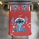 thumbnail image 1 of Merry Christmas Stitch 3 Pieces Duvet Cover Set Full Size Super Soft Fade Resistant Microfiber, 1 of 4
