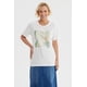 thumbnail image 1 of Polera Mujer Print Posicional Crudo, 1 of 4