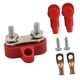 thumbnail image 5 of Bloque De Terminales De Batería M6 De Acero Inoxidable De Alta Resistencia Para Coche, Caravana, Camión, Rojo, 2 Juntas De Pernos, 5 of 5