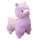 thumbnail image 5 of Alpaca Plush Fluffy Toy Mu?eco De Peluche Suave Regalo Del Día De Los Ni?os Purple_50cm, 5 of 5