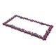 thumbnail image 5 of Marco para placa de matrícula Creathome 33 × 16 cm negro con brillantina rosa, 5 of 9